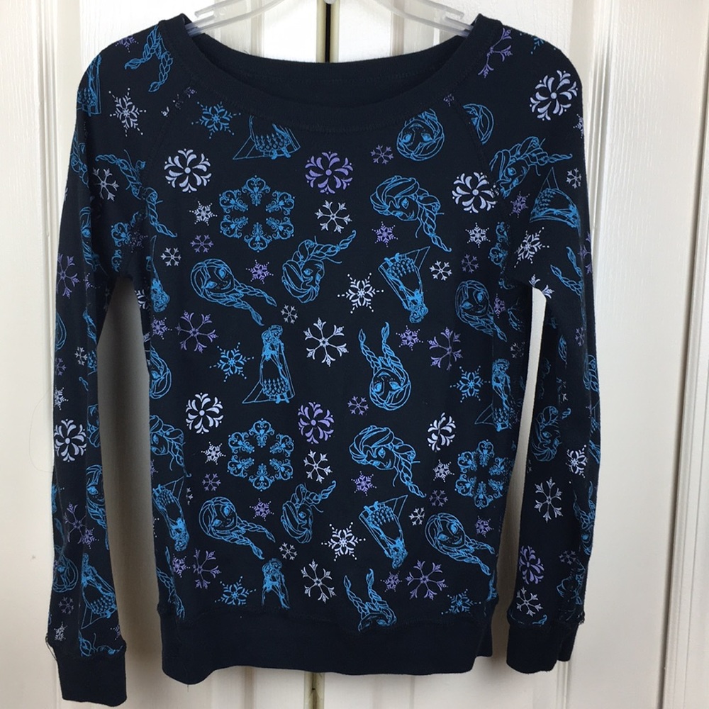 Disney Frozen Black Sweater Size XS